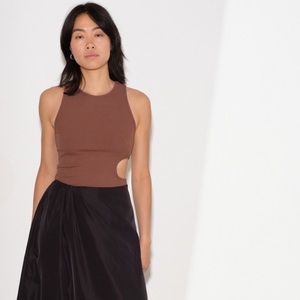 Sandy Liang Slight Cut Out Top